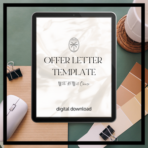 Offer Letter Template (Including At-Will Employer Statement)